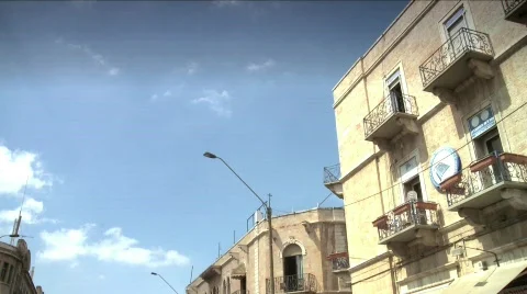 Street in Jerusalem 2 Video stock 607786