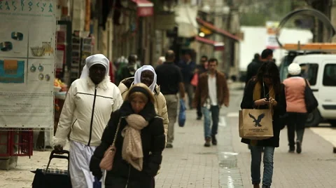 Street of Jerusalem 5 Stock Footage 49700560