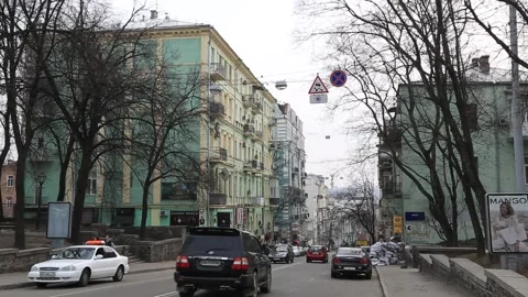 Street in Kiev Stock Footage 203869397