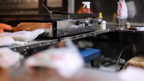 Street kitchen 動画素材 95691914