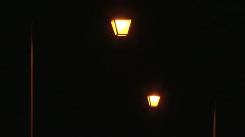 Street lamp 05 Stock Footage 12504411