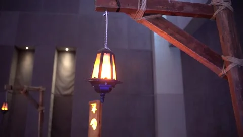 Street lamp decor Stock Footage 259730719