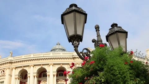 Street lamp Stock Footage 81635988