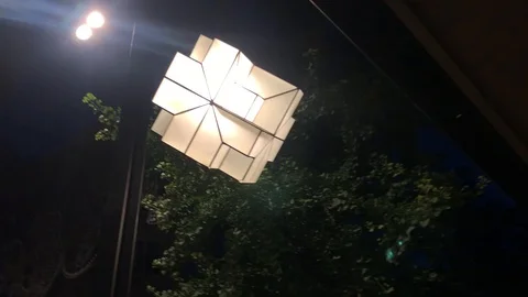 Street lamp Stock Footage 124159545