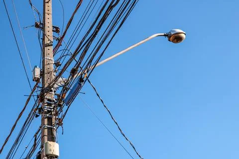 Street lamp post Stock Photos