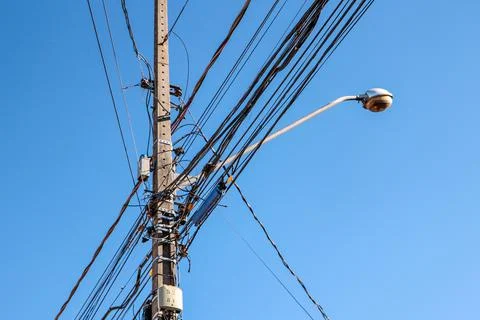 Street lamp post Stock Photos