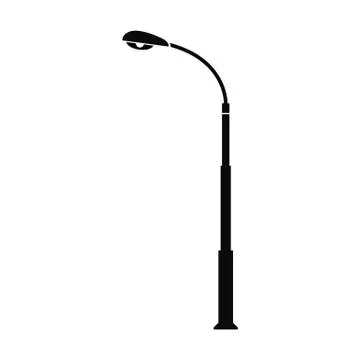 Street lamppost vector illustration Stock Illustration