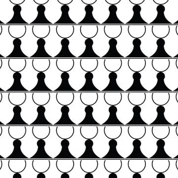 Street lamps seamless pattern. Vector abstract background. Stock Illustration