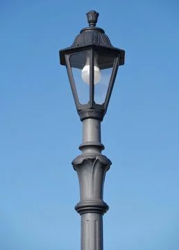 Street lantern  on background sky Stock Photos