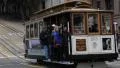 Street-life, Old Rail Transportation , San Fran Tram Tour in a Cable Street Car HD Footage
