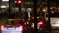 Street life people cars traffic early night illumination Brunswick city center 4k or 4k+ Resolution