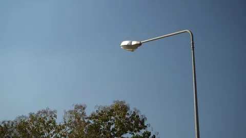 Street light with blue sky. Stock Footage 123606892