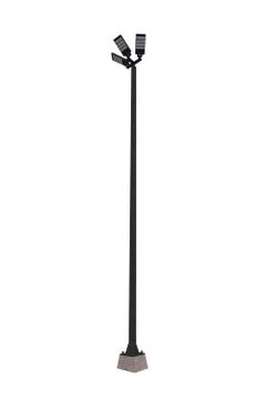 Street light pole isolated Stock Photos