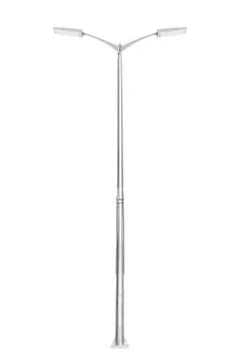 Street light pole isolated. Stock Photos