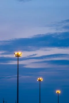Street light post Stock Photos