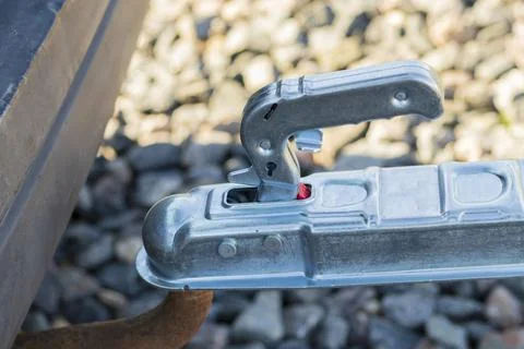 Street lighting. the coupling hook is silver. to ensure the fixation of the c Stock Photos