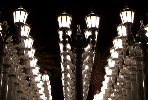 Street Lights 02 SD Stock Footage 514238