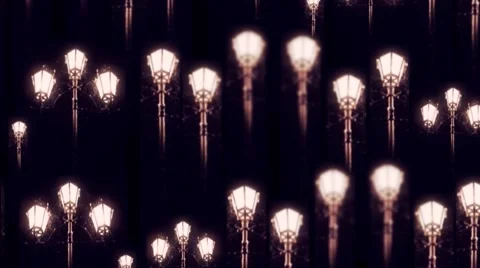 Street Lights Motion Background Stock Footage 65823468