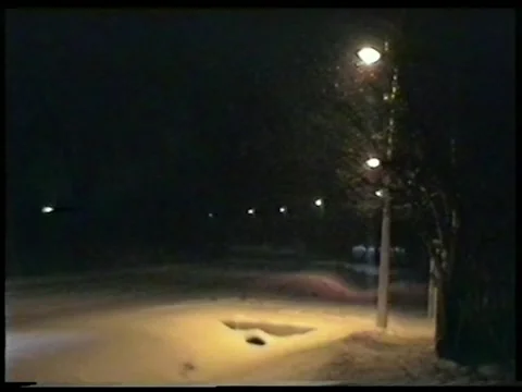 Street Lights At Night Stock Footage 336842232