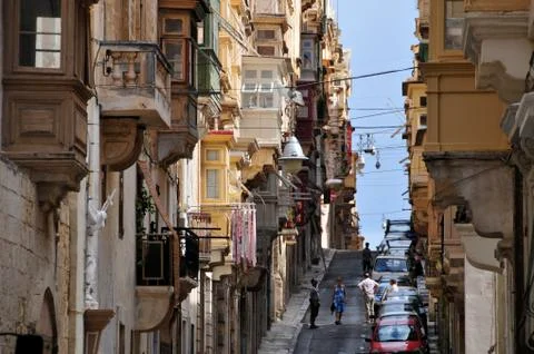 Street of Malta Stock Photos