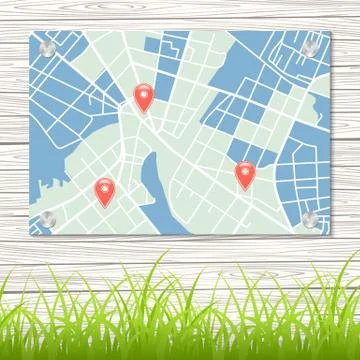 Street map Stock Illustration