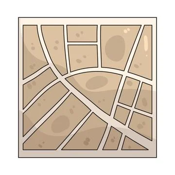 Street map illustration 스톡 일러스트