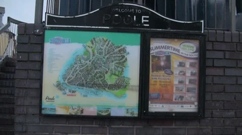 Street map in the rain Stock Footage 7637195