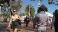 Street market near the San Francisco Ferry Building 4k or 4k+ Resolution