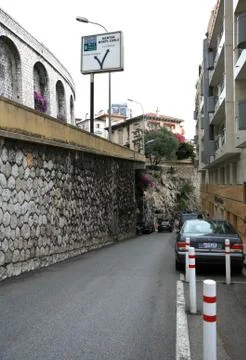 Street in monaco Stock Photos