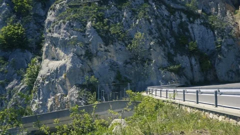Street in mountain movement with view Stock Footage 112777707