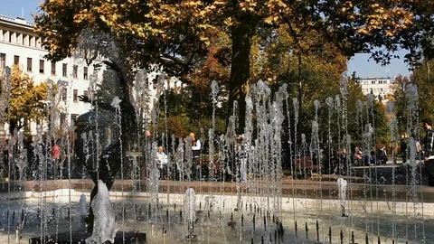 Street musicians Sofia Stock Footage 118290283