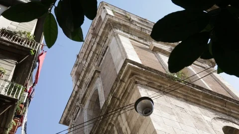 Street of naples Video stock 128448452