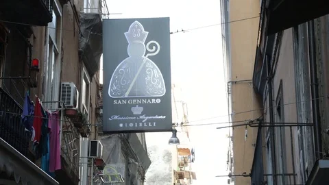 Street of naples Stock Footage 128448462