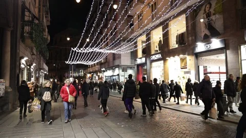 Street of naples Stock Footage 128448865