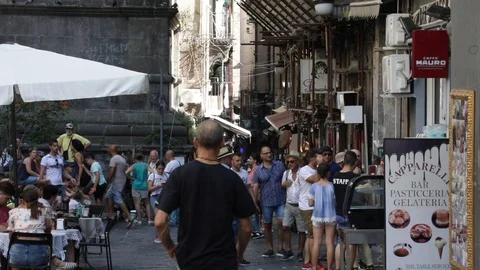 Street of Naples Stock Footage 128449089