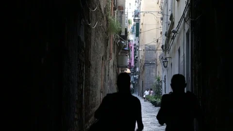Street of Naples Stock Footage 128449360