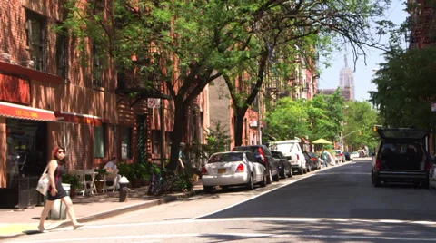 Street in New York Stock Footage 32240887
