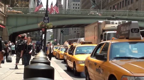 Street of New York Stock Footage 44200905