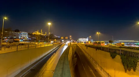 Street at Night Video stock 38298780