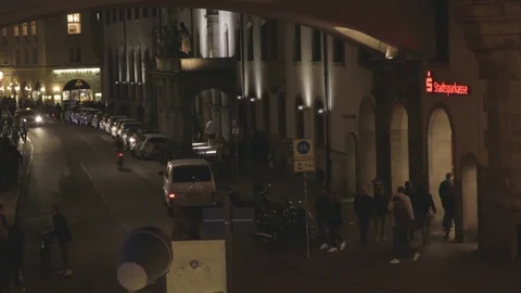 Street at night Stock Footage 71781313