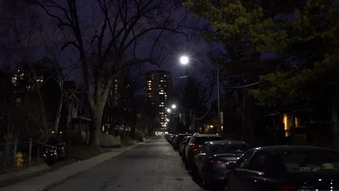 A street at night Stock Footage 130167958