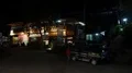Street night scenery with traffic shops people in Labuan Bajo, Flores Indonesia 4k or 4k+ Resolution