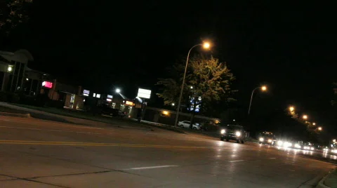 Street at night2 Видео 840150