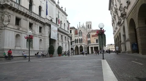 The street in Padova Stock Footage 61567193