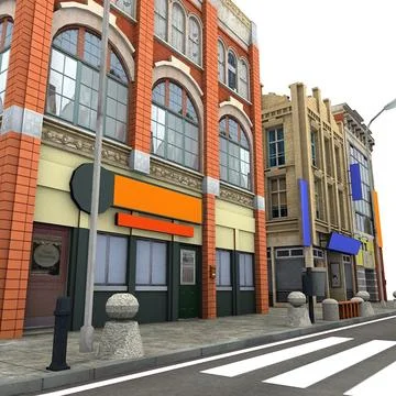 3d Model: Street Part 7 ~ Buy Now #96452863 