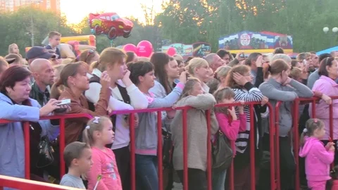 Street party Stock Footage 80877808