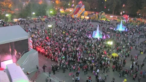 Street party Stock Footage 80877817