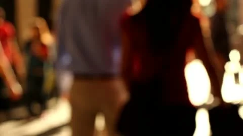 Street people Stock Footage 11076500
