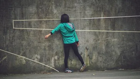 A street performance Stock-Fotos