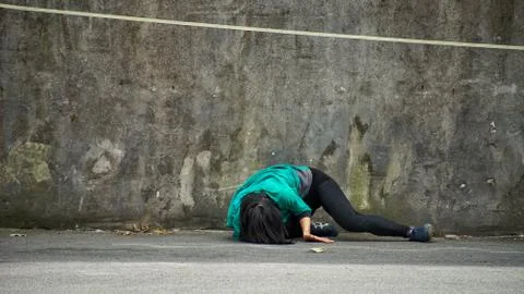 A street performance Stock Photos